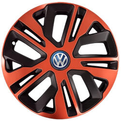 Volkswagen Set 4 Capace Roti 15 inch (R15), Raven Cupru-Negru Compatibil Cu Volkswagen (cup24)