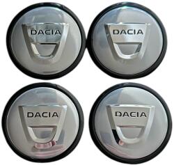 Autohelix Msa Set 4 capace roti 65mm exterior, 58mm interior Dacia argintii compatibil/inlocuitor janta aliaj (maf2651)