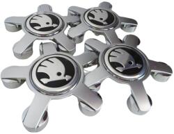 Autohelix Msa Set 4 Capace Jante Aliaj Skoda 135mm, Argintiu (00000023-11)