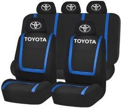 AutoHelix MSA Set Huse Scaune Universale Compatibile cu Toyota- Negru/Albastru (Toy1.2)