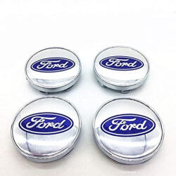 AutoHelix MSA Set 4 capacele roti 60mm argintii/gri, Ford Focus/Mondeo/Kuga, pentru jante aliaj (DCWFPMMBM)