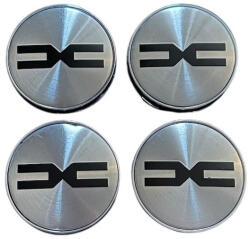 Autohelix Msa Set 4 capace roti 60mm Dacia DC Argintii compatibil/inlocuitor janta aliaj (maf2355)