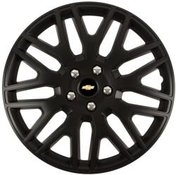Autohelix MSA Set 4 Capace Roti 16 inchi (R16) Dakar Negru, Compatibile Cu Chevrolet (DKN11)