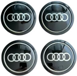 Autohelix Msa Set 4 capace roti 75mm exterior, 69mm interior Audi negre compatibil/inlocuitor janta aliaj (maf2867)