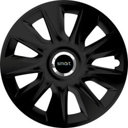 Autohelix MSA Set 4 Capace Roti 17 inchi (R17) Stratos Negru, Compatibile Cu Smart (STRN26)