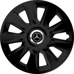 Autohelix MSA Set 4 Capace Roti 17 inchi (R17) Stratos Negru, Compatibile Cu Mercedes-Benz (STRN29)