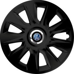 Autohelix MSA Set 4 Capace Roti 16 inchi (R16) Stratos Negru, Compatibile Cu Alfa Romeo (STRN30)