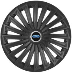 AutoHelix MSA Set 4 capace roti Joy Negru R17 pentru gama auto Ford (5335.1)