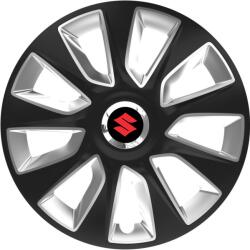 AutoHelix MSA Set 4 Capace Roti 17 inchi (R17) Stratos Negru-Gri, Compatibile Cu Suzuki (STRGN25)