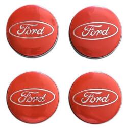 Autohelix Msa Set 4 capace roti, Ford, 54mm, compatibile cu jantele din aliaj, Rosu (maf1196)