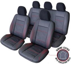  SET HUSE SCAUN EXCLUSIVE LEATHER ATLAS NEGRU UMB-R (CX_121390)