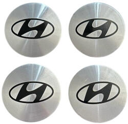 Autohelix Msa Set 4 Capace Jante Aliaj Hyundai 58mm, Argintiu (EnzomStore-k0206-250428-017)