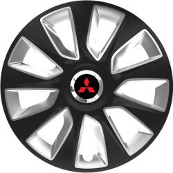 Autohelix MSA Set 4 Capace Roti 17 inchi (R17) Stratos Negru-Gri, Compatibile Cu Mitshubisi (STRGN15)