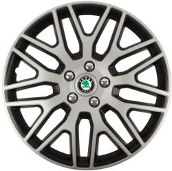 Autohelix MSA Set 4 Capace Roti 16 inchi (R16) Dakar Gri-Negru, Compatibile Cu Skoda (DKRGN65)