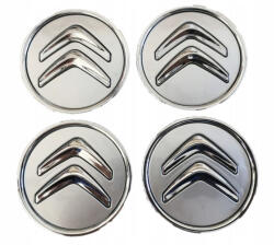 Autohelix Msa Set 4 capacele roti 59mm Citroen, pentru jante aliaj, argint (Citronsrebrne59mm4sztuki-1)