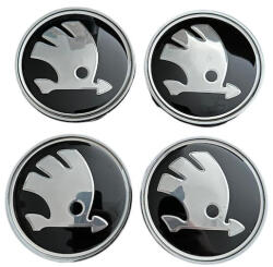 Autohelix Msa Set 4 Capace Jante Aliaj Skoda 68mm (maf1437)