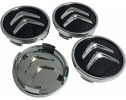 Autohelix Msa Set 4 Capace Jante Aliaj Citroen 60mm, Argintiu/Negru (EMAGLLA-3281)