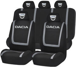 AutoHelix MSA Set Huse Scaune Universale Compatibile cu Dacia - Negru/Gri (HSA3)