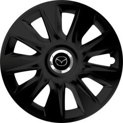 Autohelix MSA Set 4 Capace Roti 16 inchi (R16) Stratos Negru, Compatibile Cu Mazda (STRN42)