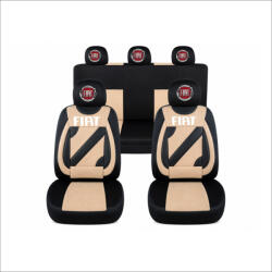 AutoHelix MSA Set Huse Scaune Universale Nero Bej Personalizate cu Fiat (NER108816.4)