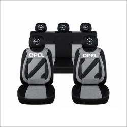 AutoHelix MSA Set Huse Scaune Universale Nero Gri Personalizate cu Opel (NER108820.12)