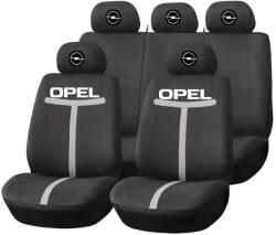 AutoHelix MSA Set Huse Scaune Universale HLX1 Compatibile cu Opel - Negru/Gri (TGRI9)