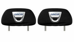 AutoHelix MSA Set 2 huse tetiere negre, pentru gama auto DACIA (TET7)