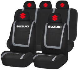 AutoHelix MSA Set Huse Scaune Universale Compatibile cu Suzuki - Negru/Gri (Suz1.1)