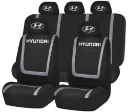AutoHelix MSA Set Huse Scaune Universale Compatibile cu Hyundai - Negru/Gri (HYU1.3)