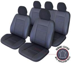  Set Huse Scaun Exclusive Leather Atlas Negru Umb-b (cx_121391)