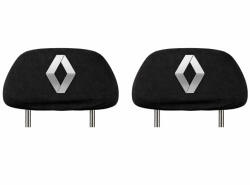 AutoHelix MSA Set 2 huse tetiere negre, pentru gama auto RENAULT (TET30)