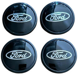 Autohelix Msa Set 4 capace roti 62mm exterior Ford negre compatibil/inlocuitor janta aliaj (maf2575)