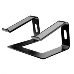 Smarto Stand laptop Smarto C8D, fabricat din aluminiu, portabil ergonomic, compatibil cu laptopuri de la 10 la 15.6 inch, dimensiuni 25*23*14 cm, negru (sid587) Suport laptop