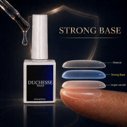 Duchesse Nails Baza de Aderenta Unghii- Strong Base, HEMA&TPO FREE, 10 ml (DCH03)