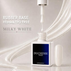 Duchesse Nails Rubber Base HEMA & TPO FREE, Nuanta Milky White, 10 ml (DCH05)