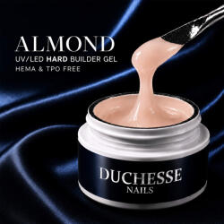 Duchesse Nails Hard Gel UV/LED Constructie Unghii, Autonivelant, HEMA&TPO FREE, Nuanta Almond, 30g (DCH19)