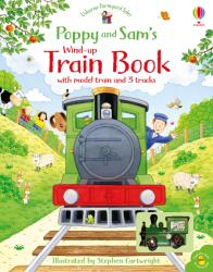 Usborne Poppy and Sam's Wind-up Train Book - Carte cu jucărie pentru copii 3+ ani, Usborne (9781474974936)