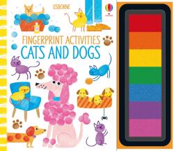 Usborne Fingerprint Activities Cats and Dogs - Carte pentru copii 6+ ani, Usborne (9781474967938)