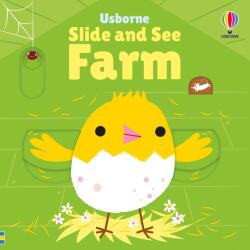Usborne Slide and See Farm - Carte pentru copii 6+ luni, Usborne (9781835404249)