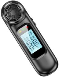 AEC Etilotest Arvada AlcoSense® AEC AM01, fara contact, Nu necesita rezerve, Acuratete +/- 0.01% BAC, Display LCD color, Autonomie baterie 200 testari, Indicator risc, 8x2x1.5 cm, negru mat (sid929)