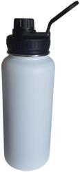 Karry Vessel Sticla termoizolanta sport, drumetii, parcuri, perete dublu, 945 ml, fara condens, KARRY VESSEL, otel inoxidabil, alb (sid403)