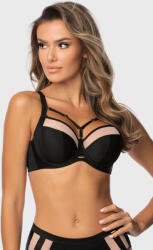 Orhideja Lingerie Bridget melltartó, bélés nélkül, fekete-bézs