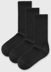 MEN-A 3PACK MEN-A magasszárú sportzokni, fekete