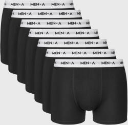 MEN-A 7PACK MEN-A boxeralsó, fekete
