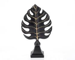 Ella Home Ro Statueta "Leaf " Black din rasina (1940)