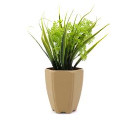 Ella Home Aranjament Cu Flori Artificiale, Bubbles, Verde, 28cm - Verde, Plastic, 28cm (2351)