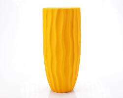 Ella Home Ro Vaza decorativa "Waves" galben (1966)