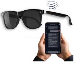 MBSTAR Ochelari de soare inteligenti Smart Bluetooth, MBSTAR, apeluri Bluetooth, redare muzica, traducere in timp real AI, aplicatie dedicata, control tactil si vocal, rezistenti la apa IPX6, incarcare wirel