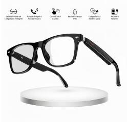 MBSTAR Ochelari Inteligenti, MBSTAR®, Bluetooth, Functie Apel si Redare Muzica, Control Tactil si Vocal, Protectie Lumina Albastra, Rezistenti la Apa IPX6, Compatibili Asistent Vocal, Incarcare Wireless, Uni