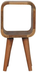 Artisan Furniture Noptieră curbată minimalistă finisaj stejar extra mini (IN3916)